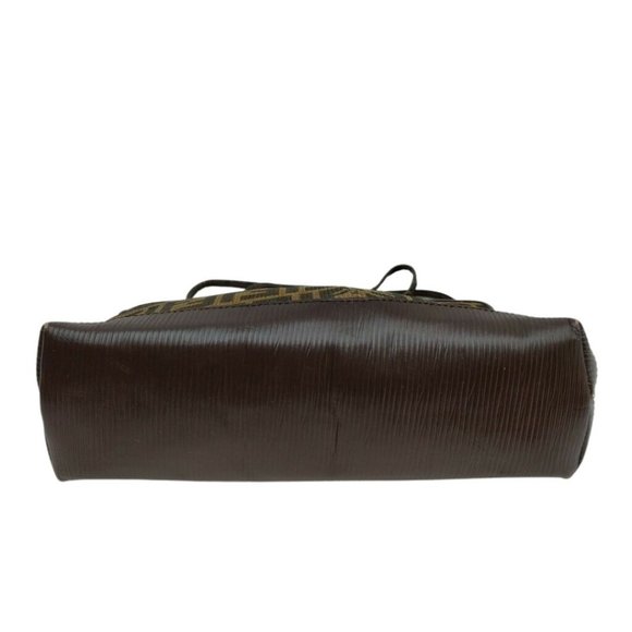 Auth Fendi Crossbody Bag Brown Canvas #30697F11 - Picture 4 of 9